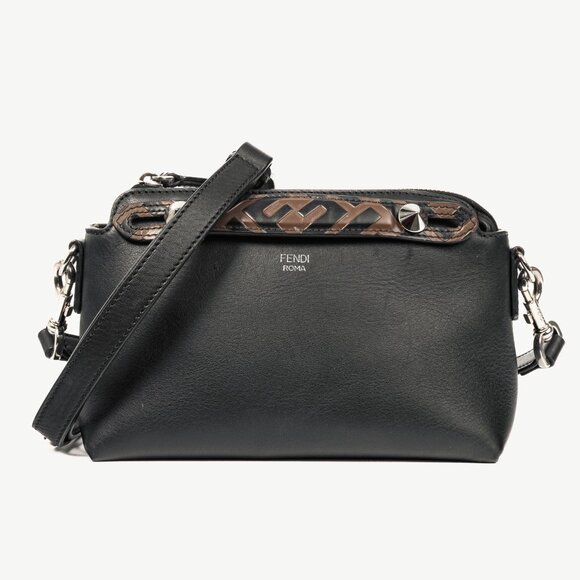 Fendi Handbags - Fendi By the Way Mini Black Leather Mini Crossbody